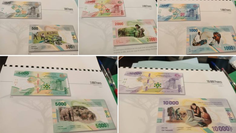 Nouveaux billets de banque en Afrique Centrale - Cameroun 2022