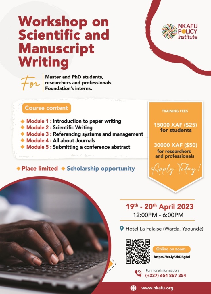 Scientific and Manuscript Writing Workshop