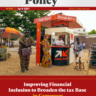 Fiscal Policy Letter 05- Improving Financial Inclusion To Broaden The Tax Base In Cameroon